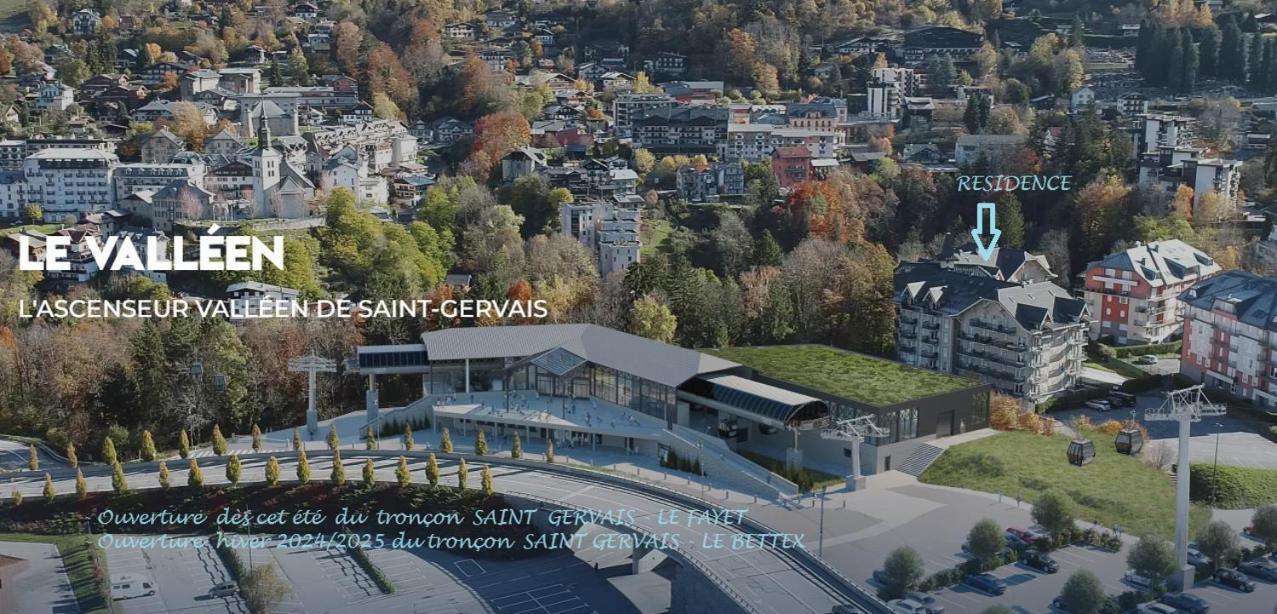 Appartement T2+Cabine Independante Au Depart Des Telecabines Saint-Gervais/Bettex/Mont D'Arbois Dış mekan fotoğraf